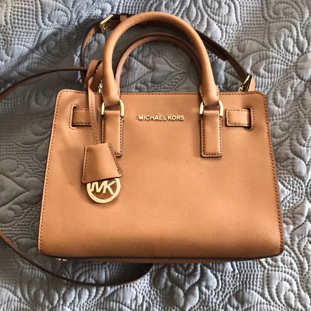Michael Kors Saffiano Small Crossbody Tote
